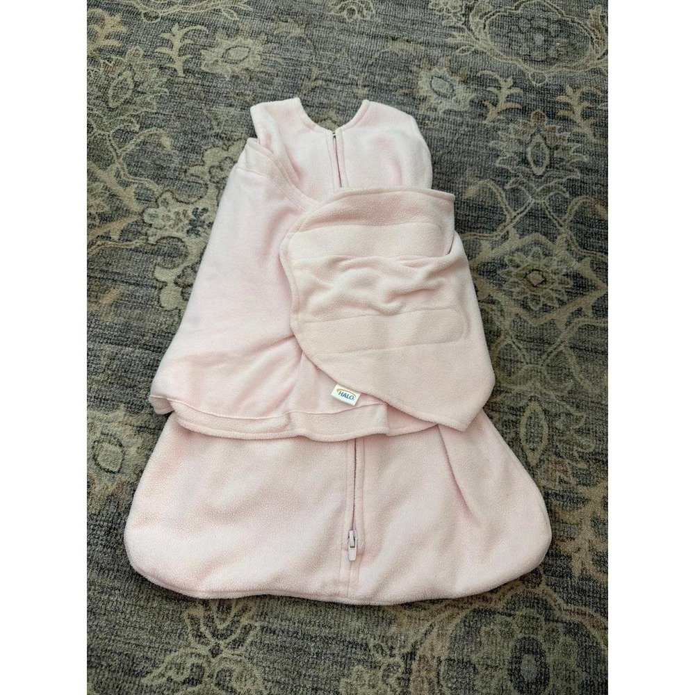 Halo Sleepsack Swaddle Fleece Pink Newborn